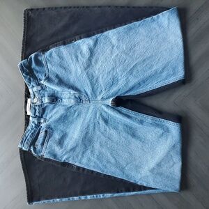 PacSun Blue and Black Boyfriend Jeans